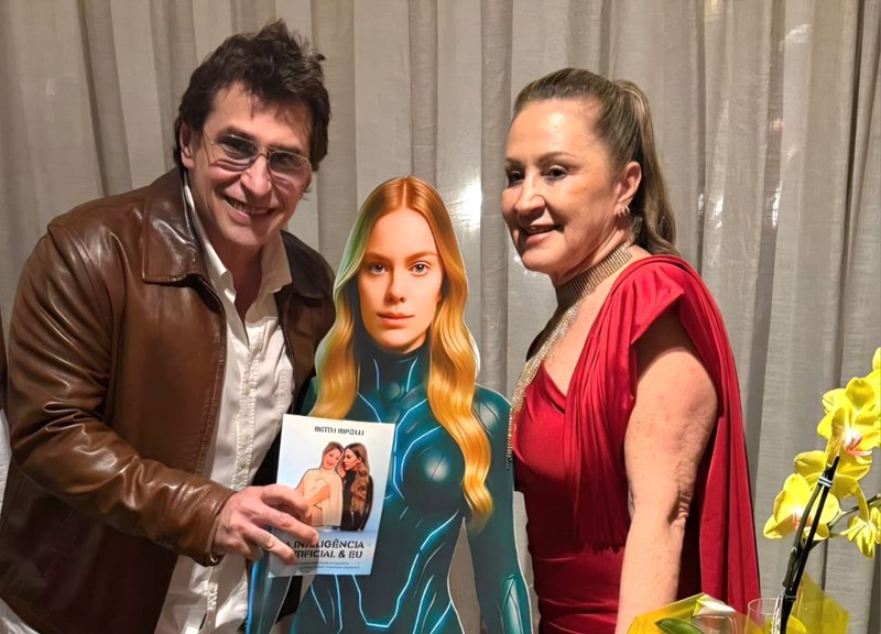 Psicólogo Alexander Bez prestigia o lançamento do livro “A Inteligência Artificial & Eu” em São Paulo