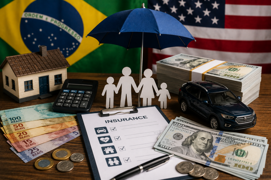 Brasileiros nos EUA priorizam carro e saúde, mas deixam seguros importantes fora do planejamento