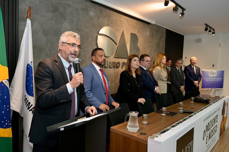 Presidente do MATI, dr. Rodolfo Amadeo ressaltou a importância dos debates e agradeceu a todos os presentes