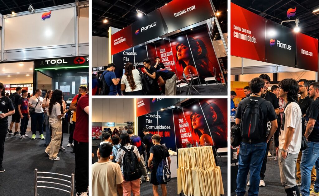 Flamus reforça escuta de Creators na BGS 2026 para ampliar soluções ao mercado gamer